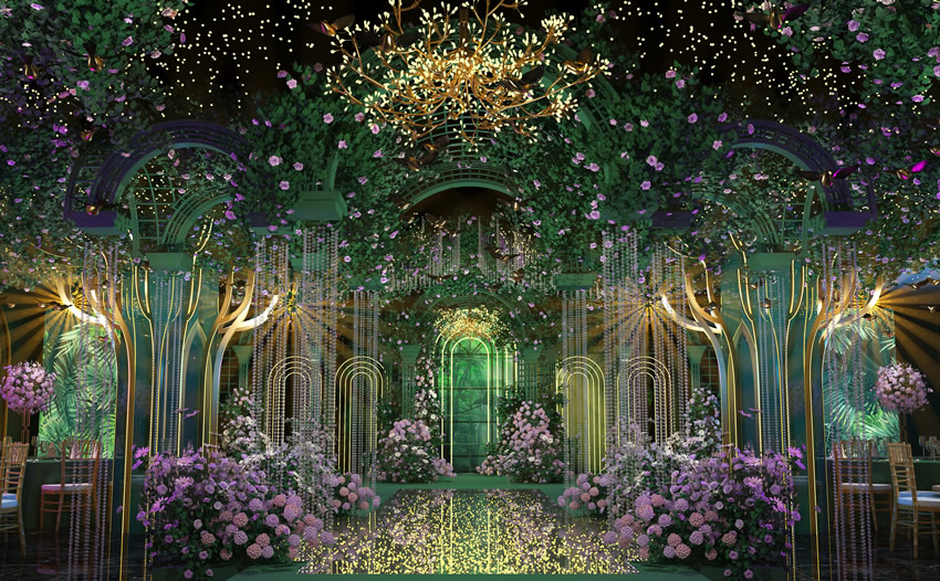 宝兴奇妙森林婚礼堂效果展示