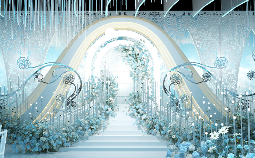 宝兴釡香烙馍村水晶厅效果展示